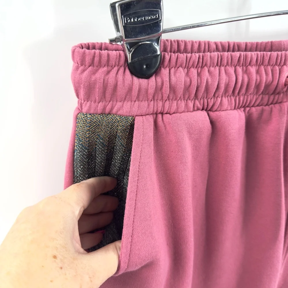 Missoni Wide Leg Sweatpants Womens Size Large Pink Lounge Comfy Pink Luxury